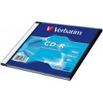 Verbatim CD-R 700MB 52x, Extra Protection, slim, 200ks (43347) – Zboží Živě