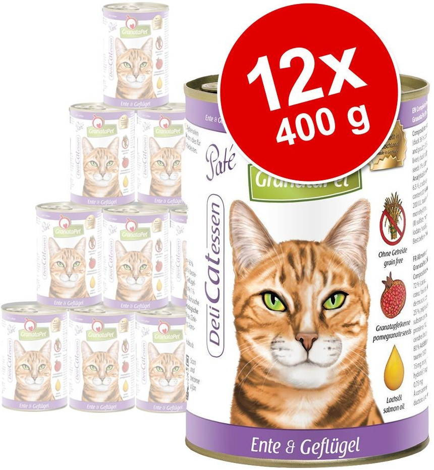 GranataPet DeliCatessen Kachna & drůbeží 12 x 400 g