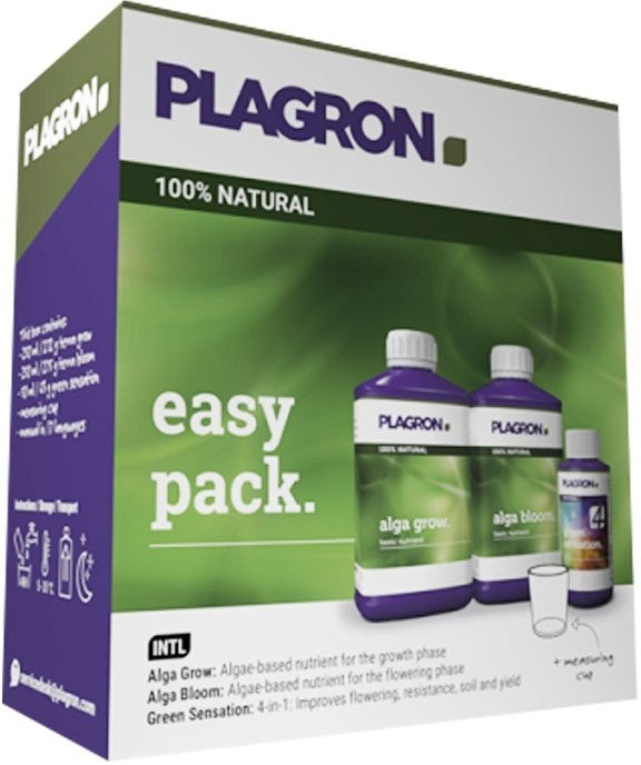 Plagron easy pack 100% Natural 2 x 250 ml + 50 ml green sensation
