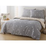 XPOSE Povlečení do postýlky béžové šedé 100 x 135 cm 70 x 90 cm – Zboží Dáma