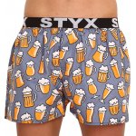 Styx pánské boxerky art sportovní guma nadrozměr pivo (R1357) – Zboží Dáma
