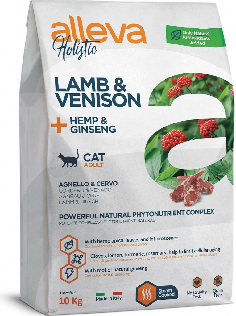 Alleva Holistic Cat Adult Lamb & Venison 10 kg