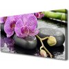 Obraz Obraz na plátně Kameny Zen Orchidej Lázně 100x50 cm
