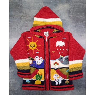 Dětský ručně vyšívaný svetr v Peru – Zboží Mobilmania