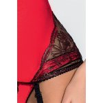 Passion Brida Corset Červená – Zboží Dáma
