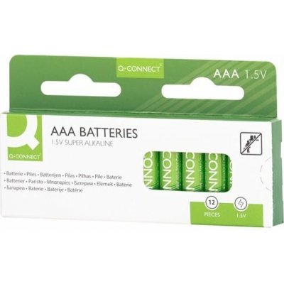Q-Connect 1,5V AAA 12 ks 510.259 – Zboží Mobilmania