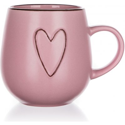 BANQUET hrnek HEART RŮŽ keramický 500 ml – Sleviste.cz