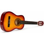 EcoToys Dřevěná kytara Louisa tmavě hnědá – Zboží Dáma