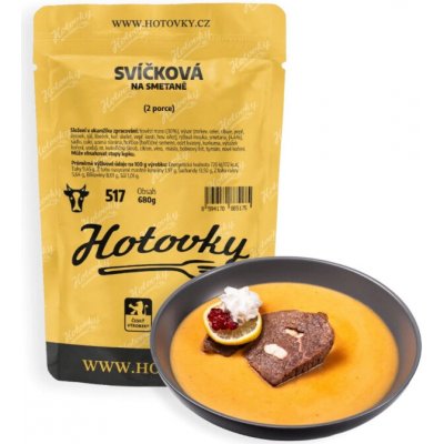 Hotovky Svíčková na smetaně 680 g – Zboží Dáma
