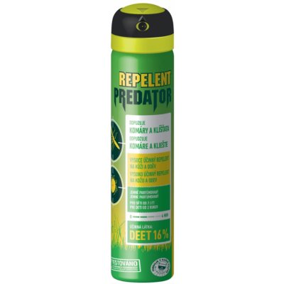 Predator repelent 16 % spray zelený 90 ml – Zbozi.Blesk.cz