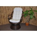 houpací křeslo Ratanové Swivel houpací EASY B bílá – Sleviste.cz