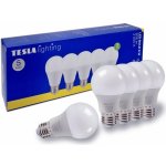 Tesla LED žárovka BULB E27, 8W, 230V, 806lm, 25 000h, 3000K teplá bílá, 220st 5ks v – Zboží Živě