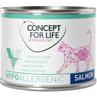 Concept for Life Veterinary Diet Hypoallergenic losos 12 x 185 g