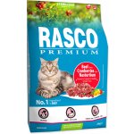 Rasco Premium Cat Sterilized Beef Cranberries Nasturtium 2 kg – Hledejceny.cz