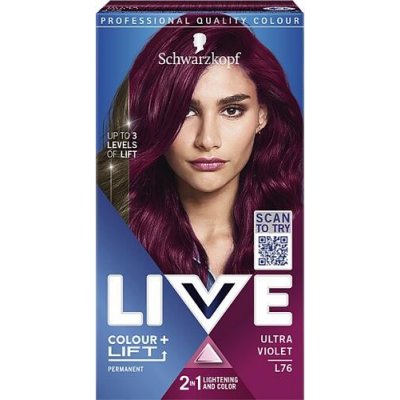 Schwarzkopf Live Colour + Lift barva na vlasy Ultra fialová L7660 ml