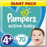 Pampers Active Baby 4+ 70 ks