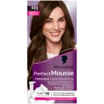 Schwarzkopf Perfect Mousse Permanent Color barva na vlasy 600 světle hnědý – Zboží Dáma