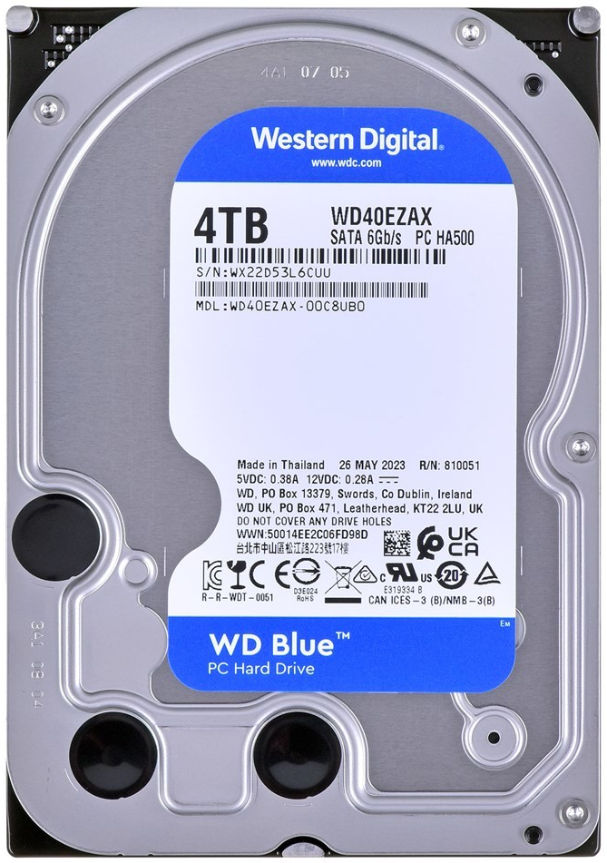 WD Blue 4TB, WD40EZAX