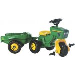 Rolly Toys Šlapací tříkoka John Deere Trac přívěs + zvuk – Hledejceny.cz