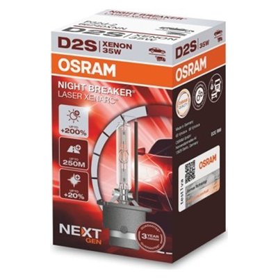 Osram xenon. výbojka 85V 35W D2S P32d-2 Night Breaker Laser +200% svítivost – Zboží Mobilmania