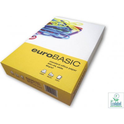 EuroBasic A4, 80g, 500 listů – Zboží Mobilmania