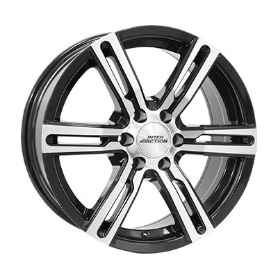 INTER ACTION KARGIN 6 16x6.5 6x120 ET50 black polished | Zboží Auto