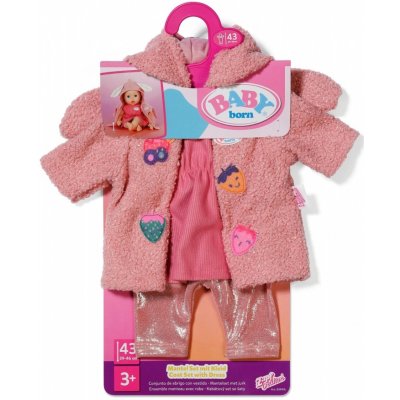 Zapf Creation BABY born Souprava s kabátkem a šatičkami 43 cm – Sleviste.cz