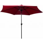 DobreSny Zahradní slunečník ORIENT s nastavitelným sklonem, červený, 270x27cm – Hledejceny.cz