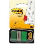 Samolepicí plastové záložky 3M Post-it Index, 43,2 x 25,4 mm, 50 lístků, zelené – Hledejceny.cz