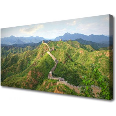 Obraz na plátně Velká Zeď Hora Krajina 100x50 cm – Zboží Mobilmania