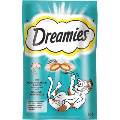 Dreamies pamlsky losos pro kočky 6 x 60 g