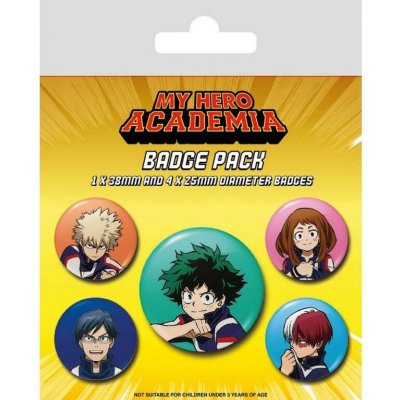 Sada placek My Hero Academia - Team – Hledejceny.cz