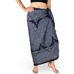 Sarong Pareo REN mandala kruh tm. modrá – Zboží Dáma