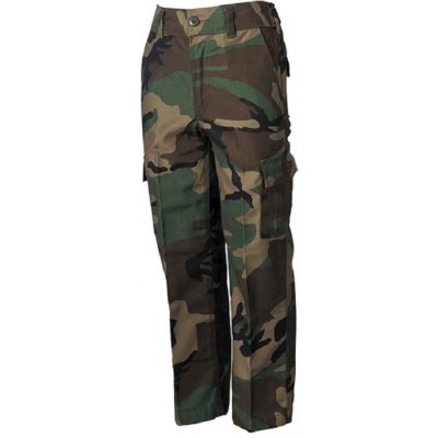 Kalhoty Mil-Tec dětské BDU woodland camo – Hledejceny.cz