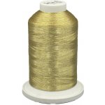 533 - Polyfil - metalická nit - světle zlatá postříbřená - 5.000m – Hledejceny.cz