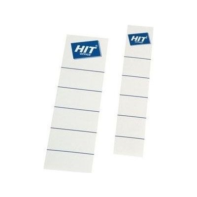 HIT OFFICE Štítky na pořadač 75 mm, samolepicí (balení 10 ks) – Hledejceny.cz