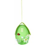 Zelené vajíčko - domeček, velikonoční závěsná dekorace – Zboží Mobilmania