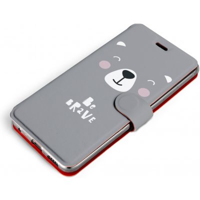 Pouzdro Mobiwear Flip Xiaomi Redmi Note 11 / 11S MH06P Be brave - more hugs – Zboží Mobilmania