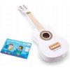 Dětská hudební hračka a nástroj New Classic Toys dětská kytara bílá