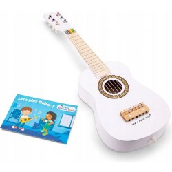 New Classic Toys dětská kytara bílá