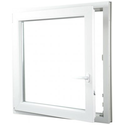ALUPLAST Plastové okno jednokřídlo bílé 100x90 Levé, Dvojsklo Ug= 1,1 – Hledejceny.cz
