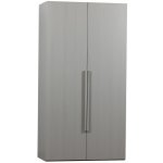 Woood Šatní skříň světle šedá ořechová Renda 210 x 110 cm – Zbozi.Blesk.cz