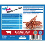 KidDog Hovězí steak v proužku 250 g – Hledejceny.cz