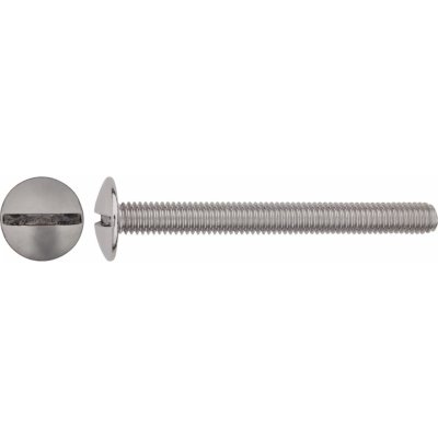 Korčekový šroub s půlkulatou hlavou PZ bíle pozinkovaný M6 x 30 mm, 8 ks – Hledejceny.cz