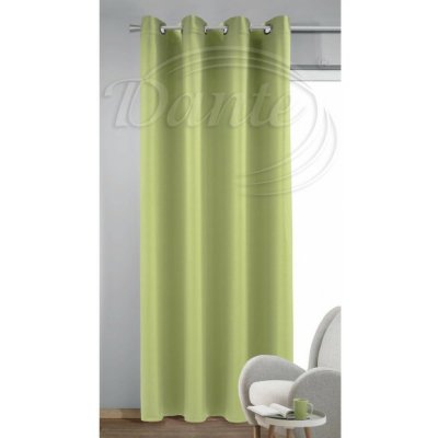 Kroužkovaný závěs Dimout Uni 724 světle zelený - 245 x 140 cm – Hledejceny.cz