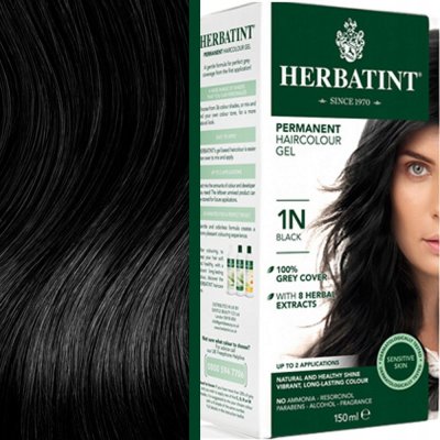 Herbatint barva na vlasy 1N černá – Zboží Mobilmania