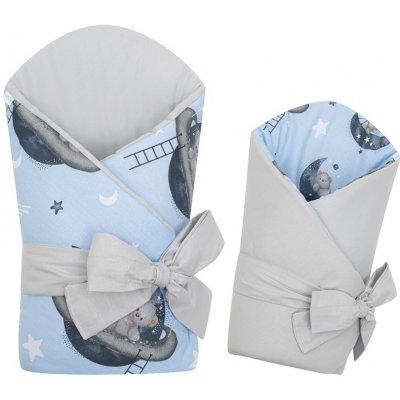 Oboustranná dětská zavinovačka New Baby Teddy bear in space – Hledejceny.cz