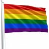 Erotický gadget Mister B Gay Pride Flag duhová vlajka 90 x 150 cm