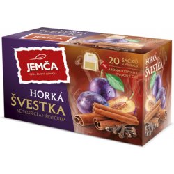 Jemča Horká švestka se skořicí a hřebíčkem aromatizovaný ovocný čaj 20 x 2 g