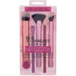 Real Techniques Brushes Artist Essentials sada kosmetický štětec na make- up RT 217 1 ks + kosmetický štětec na oční linky RT 317 1 ks + kosmetický štětec na rozjasňovač RT 420 1 ks + kosmetický štěte – Sleviste.cz